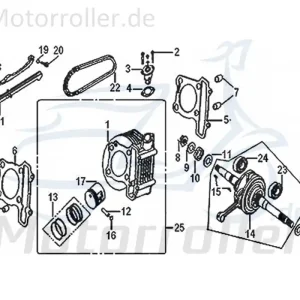 Top-Preis Spannschiene Starterkette Steuerkette Scooter 14510-GY6A-9000 Steuerkettenspannschiene Moped Ersatzteil Service Inpektion Direktimport