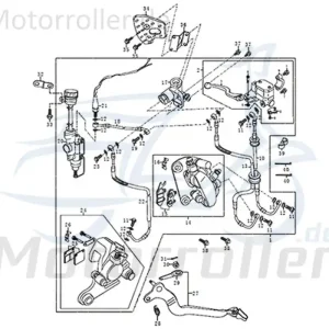 Abdeckung Hinterradbremse Dice SM/GS 125i 69694QLY2280 Kracherpreis