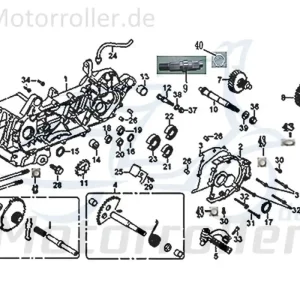 Getriebeausgangswelle lang Antriebswelle 23431-GY6A-9000 Endantrieb Zwischenwelle Antriebs-Welle Getriebewelle Antriebs-Achse Scooter Kracherpreis
