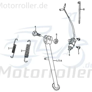 Preis Gesenkt Kreidler DICE SM 125 Pro Seitenständer 781169 Standfuß Ständer Original Ersatzteil