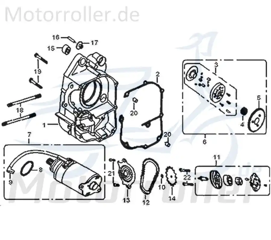 Beliebt Dichtung, Kurbelgehäuse Abdichtung 11192-GY6A-9000