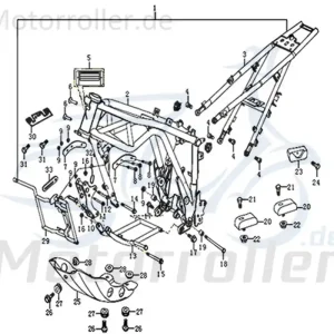 Heißes Angebot Kreidler DICE GS/SM 125 Pro Motorhalteplatte oben 781159 Motorplatte Motorhaltebügel Moped Ersatzteil Service Inpektion Direktimport