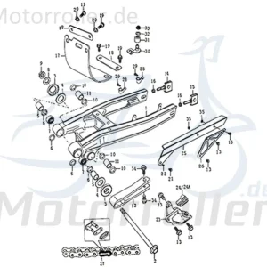 Top-Seller Kreidler DICE GS/SM 125 Pro Lager TA2030Z Hinterradschwinge 781238 Kugellager