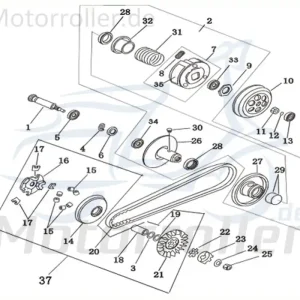Rabatt Kreidler Vabene 50 Distanzring 50ccm 2Takt 90A-12122-51-00 Distanzbuchse Scooter SMC Ersatzteil Service Inpektion Direktimport