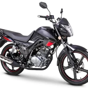 Motorrad Fighter 125 ZXT-RS schwarz 90 km/h Euro 5 Schaltmoped 125ccm 4 Takt Leichtkraftrad Krad Kraftrad 125er Neue Ware