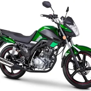 Motorrad Fighter 125 ZXT-RS grün Euro 5 Schaltmoped 125ccm 4 Takt Leichtkraftrad Krad Kraftrad 125er Mega-Angebot
