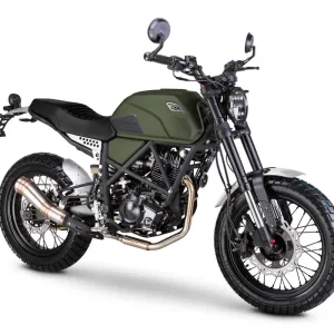 Motorrad Fighter 125 SC-RZ grün 90 km/h Euro 5 Schaltmoped Leichtkraftrad 125ccm Knallerangebot