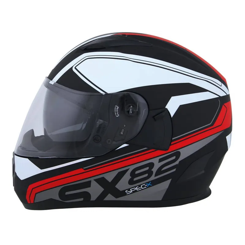 Aktuell Integralhelm Spec-X "SX-82.01/R2" rot-matt Größe 61/62/XL Motorradhelm Rollerhelm Schutzhelm Sturzhelm
