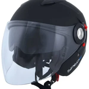 Aktuell Jethelm Spec-X SX-22.01 schwarz matt Gr. 61/62 XL Rollerhelm Scooterhelm Schutzhelm