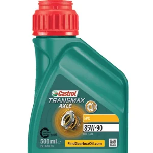 Getriebeöl SAE 85W-90 Castrol "Transmax Axle EPX" 500 ml Flasche Nur Für Kurze Zeit
