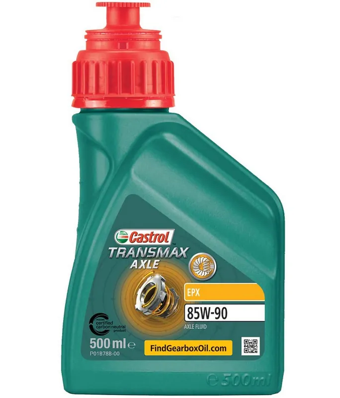 Getriebeöl SAE 85W-90 Castrol "Transmax Axle EPX" 500 ml Flasche Nur Für Kurze Zeit