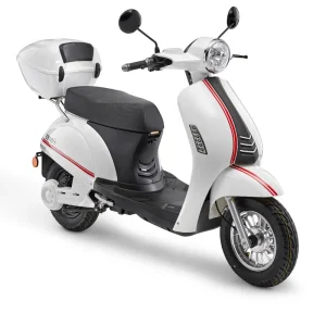 Online Kaufen Elektroroller E3000 45 km/h Elektro Scooter weiß günstig kaufen E-Roller E-Scooter Mokick Motorroller B-Ware