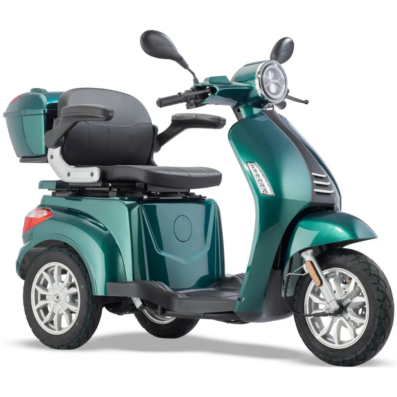 Elektroroller Scoody TD-K grün 800W 20 km/h Dreiradroller Trike Seniorenroller E-Roller E-Scooter Garantierte Lieferung