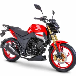 Motorrad Fighter 50 DV-RS rot 45 km/h Euro 5 Schaltmoped Mokick Sofort Bestellen