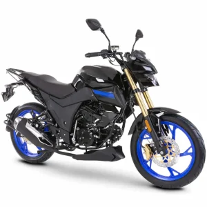 Motorrad Fighter 50 DV-RS blau 45 km/h Euro 5 Schaltmoped Mokick Bestseller