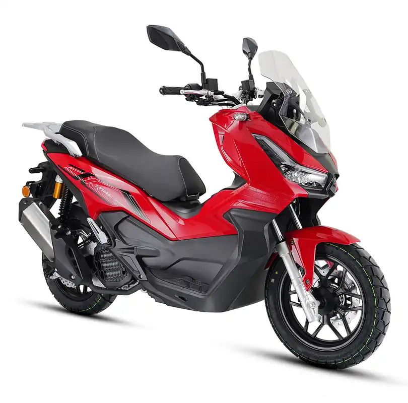 Motorroller Fighter 125 XT rot Euro 5 100 km/h Scooter Roller Leichtkraftrad 125er Billig