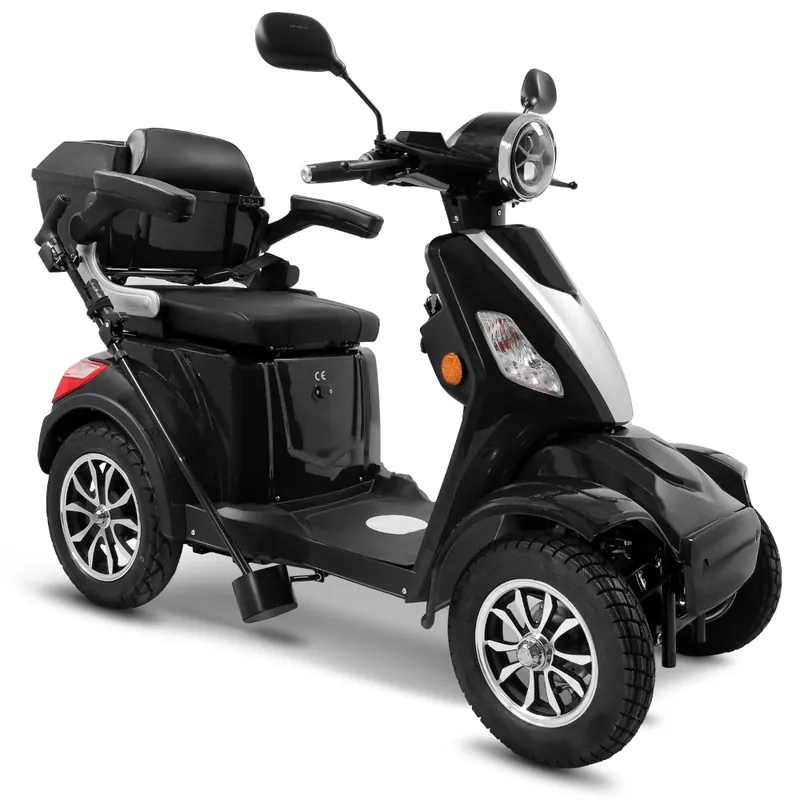 E-Quad Scoody E4 Shopper V3 25 km/h schwarz 1000 Watt Lithium-Akku Elektroroller Seniorenroller E-Scooter Neue Kollektion