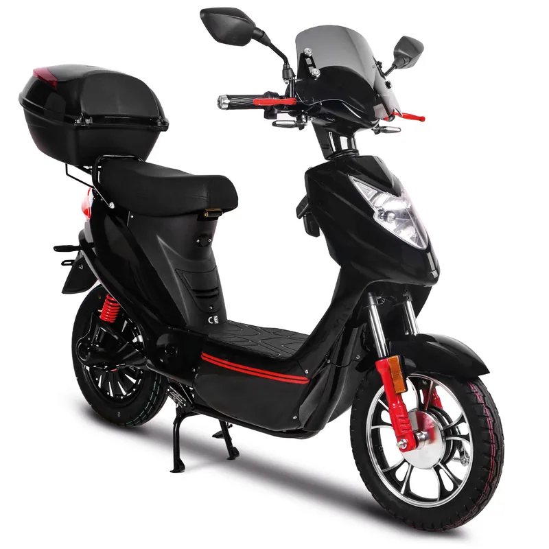 Elektroroller Scoody 45 HL schwarz 45 km/h 2000 Watt 60V-20Ah Lithium-Akku E-Roller E-Scooter Elektroscooter Nur Für Kurze Zeit
