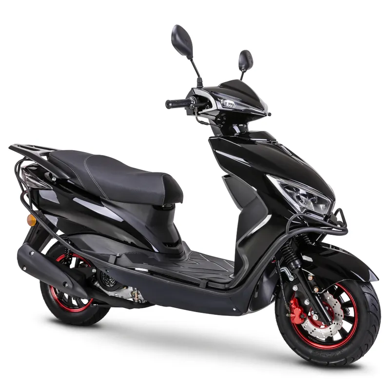 Motorroller GMX 460 Sport C-RZ schwarz 45 km/h Euro 5 Scooter Mokick Roller Wochenendangebot