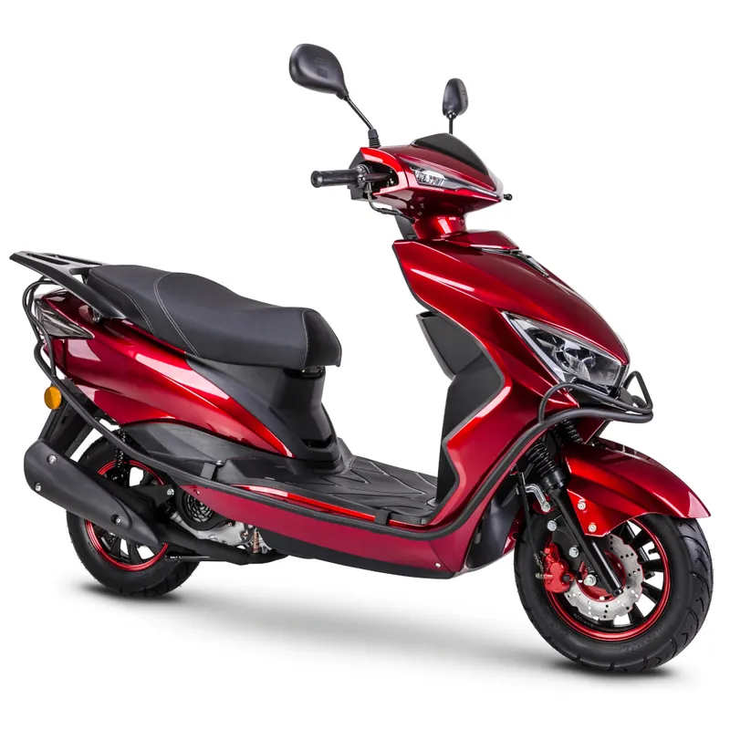 Direktkauf Motorroller GMX 460 Sport C-RZ rot 45 km/h Euro 5 Scooter Mokick Roller