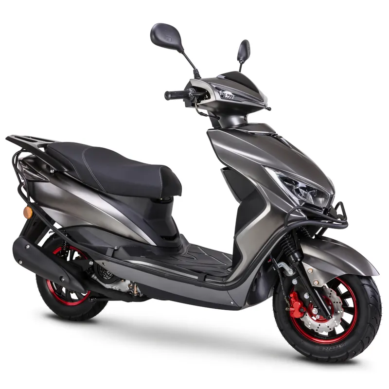 Online Kaufen Motorroller GMX 460 Sport C-RZ silber 45 km/h Euro 5 Scooter Mokick Roller