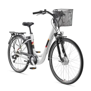 E-Bike Telefunken RC822 Multitalent Elektrofahrrad City-Pedelec weiß 28" RH 48cm E-Fahrrad Citybike Rabatt
