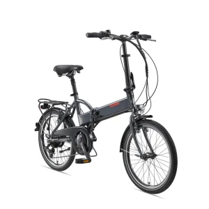 E-Bike Telefunken F820 Kompakt Elektrofahrrad Trekking-Pedelec anthrazit 20" RH 37cm E-Fahrrad Faltrad Markenware