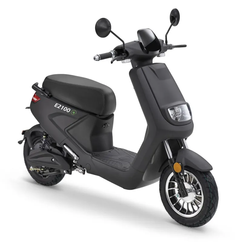Elektroroller E2100 45 km/h schwarz 2000 Watt E-Scooter E-Roller Mokick Abverkauf