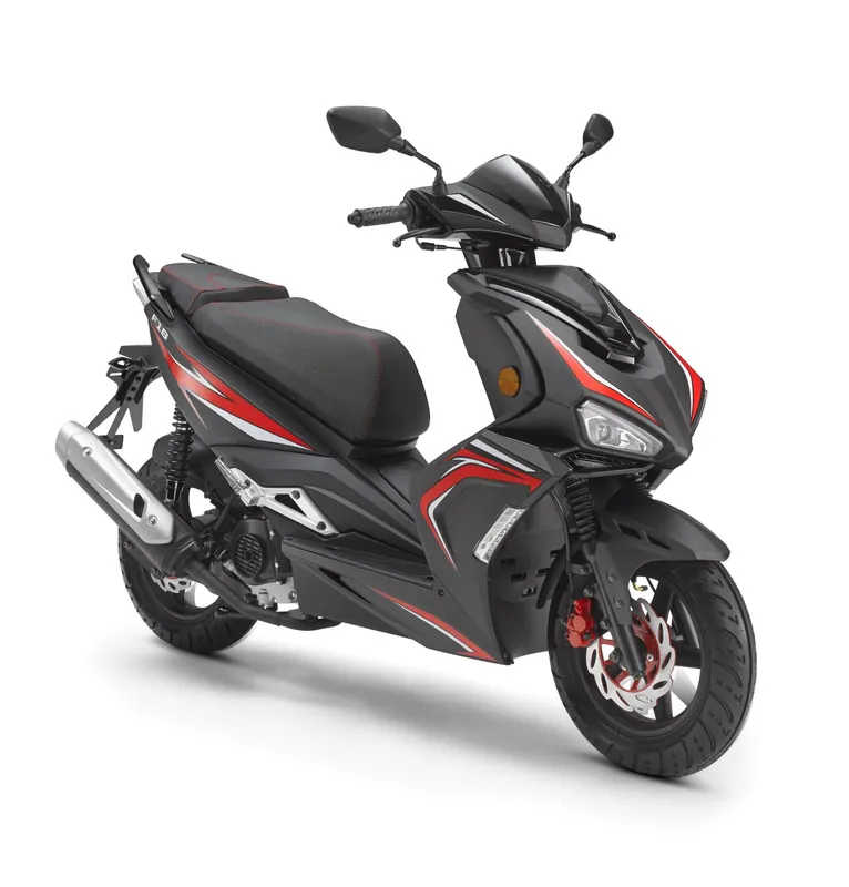 Motorroller Firejet F18-50 Sport 45 km/h schwarz Euro 5 Scooter Roller Mokick Knallerangebot