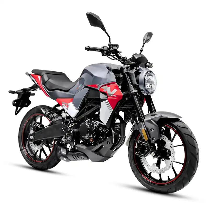 Motorrad Fighter 125 Naked R-S rot Euro 5 Schaltmoped Leichtkraftrad Garantierte Lieferung