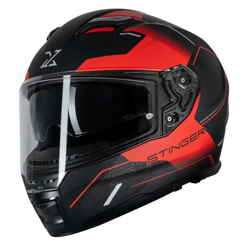 Preisreduziert Helm "SX-82.03/R1" Integralhelm schwarz-rot matt Gr. 61/62/XL Motorradhelm Rollerhelm Scooterhelm Schutzhelm Sturzhelm