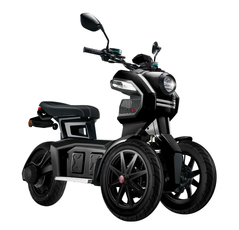 Dreirad Scoody E3 Trike IT-Z 45 km/h schwarz 1490 Watt Elektroroller E-Scooter E-Roller E-Dreirad E-Trike Dreiradroller Mokick Top-Seller