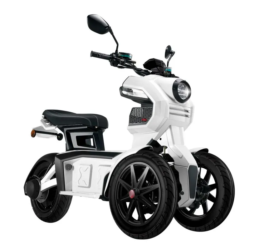 Kracherpreis Dreirad Scoody E3 Trike IT-Z 45 km/h weiß 1490 Watt Elektroroller E-Scooter E-Roller E-Dreirad E-Trike Dreiradroller Mokick