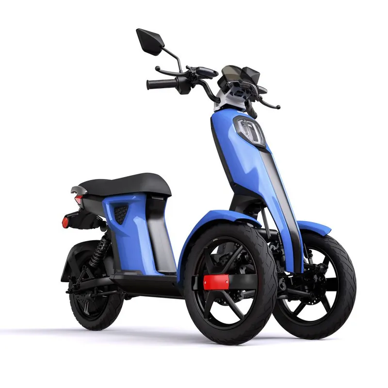 Billig Dreirad Scoody E3 Trike ITHO-Z 45 km/h blau 1190 Watt Elektroroller E-Scooter E-Roller E-Trike E-Dreirad Dreiradroller