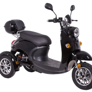 Direktkauf Dreirad Scoody E Trike ZT-63B 25 km/h schwarz Bleisäure-Akku 650 Watt Elektroroller E-Scooter E-Roller Dreiradroller E-Trike E-Dreirad Mofa
