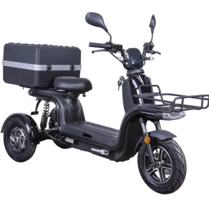 Dreirad Scoody E Trike ZT-29A 45 km/h schwarz 2x800 Watt Lithium-Ionen Elektroroller E-Scooter E-Roller Dreiradroller Nur Für Kurze Zeit