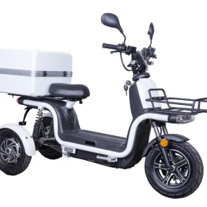 Sonderaktion Dreirad Scoody E Trike ZT-29A 45 km/h weiß 2x800 Watt Lithium-Ionen Elektroroller E-Scooter E-Roller Dreiradroller