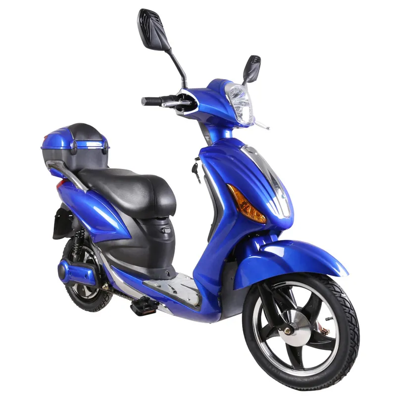 Elektroroller Scoody 25 Classic ZT-09A blau 250W 25 km/h Bleisäure-Akku E-Scooter E-Roller Mofa Top-Preis