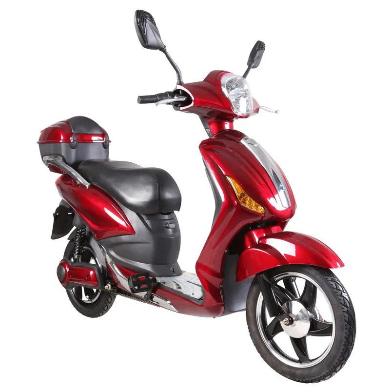Mega-Angebot Elektroroller Scoody 25 Classic L ZT-09AL rot 250W 25 km/h Lithium-Ionen-Akku E-Scooter E-Roller Mofa