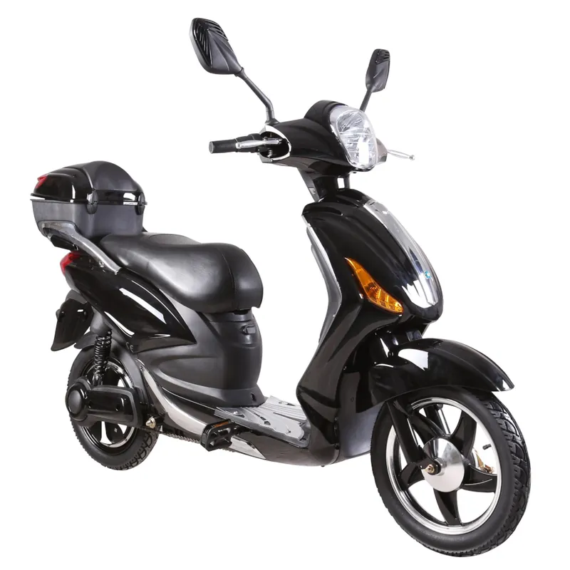 Versand Am Gleichen Tag Elektroroller Scoody 25 Classic 2.0 ZT-09C schwarz 250W 25 km/h Graphen-Akku E-Scooter E-Roller Mofa