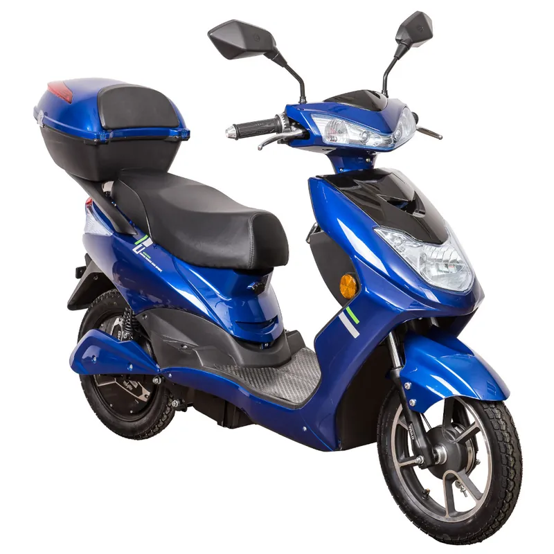 Abverkauf Elektroroller Scoody 25 W ZT-27 blau 900W 25 km/h Bleisäure-Akku E-Roller E-Scooter Mofa