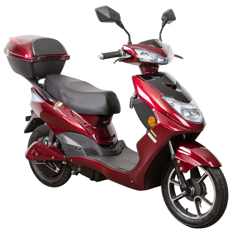 Elektroroller Scoody 25 W ZT-27 rot 900W 25 km/h Graphen-Akku E-Roller E-Scooter Mofa Markenprodukt