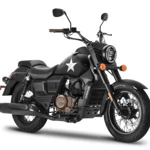 Motorrad Fighter 300 UMC-RS schwarz Euro 5 300ccm Schaltmoped Chopper 129 km/h Direkt Vom Hersteller