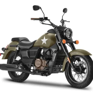 Top-Angebot Motorrad Fighter 300 UMC-RS grün Euro 5 300ccm Schaltmoped Chopper 129 km/h
