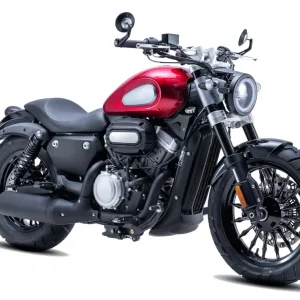 Must-Have Motorrad Fighter 300 BC-RS rot Euro 5 300ccm Schaltmoped Chopper 129 km/h