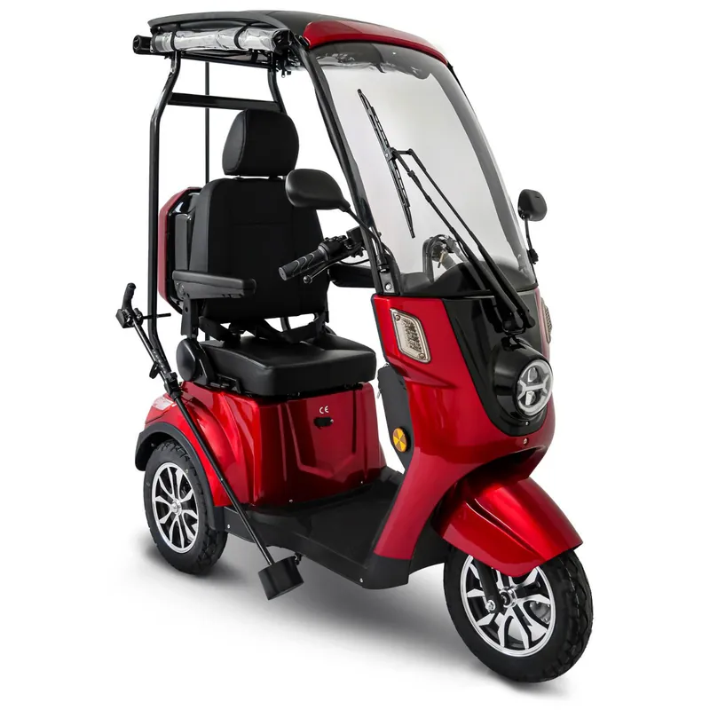 Elektroroller Scoody E3 Trike DS3 mit Dach Kabinenroller Dreiradroller E-Roller E-Scooter 1000W Lithium Akku Top-Angebot
