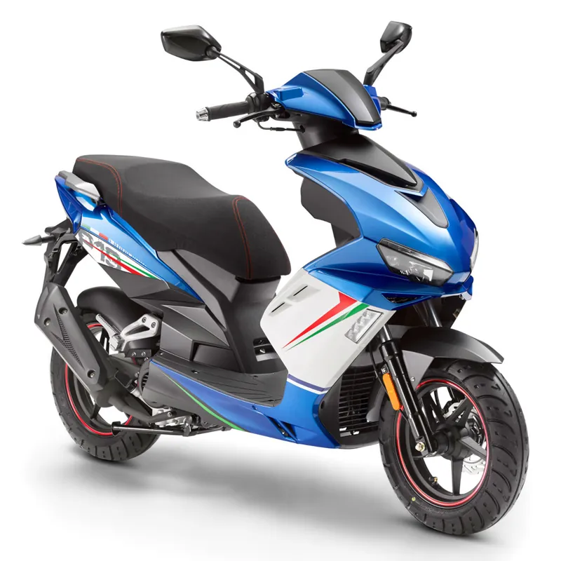 Motorroller Firejet P19-50 Sport blau 45 km/h Euro 5 Mokick Roller Scooter Finale Aktion