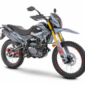 Motorrad Fighter 250 CRS-RS grau 95 km/h Euro 5+ 250ccm Schaltmoped Enduro Günstig