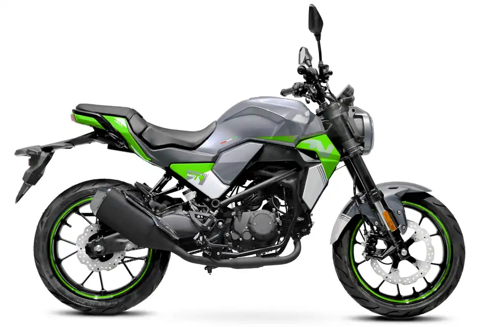 Fighter 50 Naked R-S grün 45 km/h Euro 5 Schaltmoped Mokick Billig