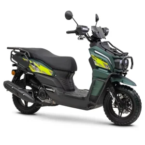 Sichere Zahlung Motorroller Fighter 50 RT grün 45 km/h Euro 5 Scooter Mokick Roller